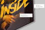 Wallity Cuadro Decorativo de Cristal Templado Multicolor 50 x 70 cm